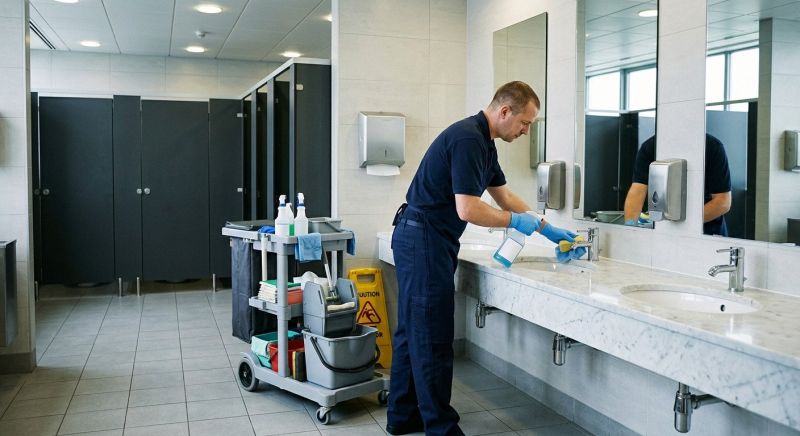 Office Bathroom Cleaning in Frisco, TX