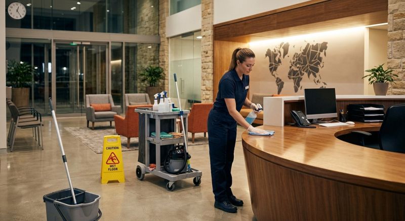 Reception Area Cleaning in Conroe, TX