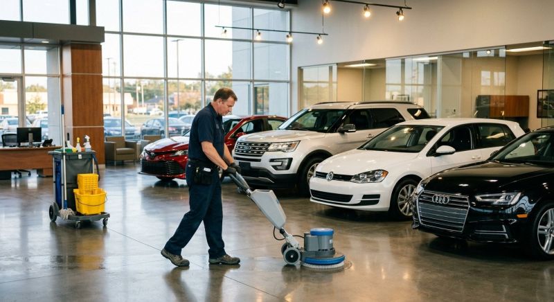 Automobile Dealership Cleaning in Denton, TX
