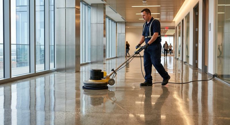 Commercial Floor Shining in Boston, MA