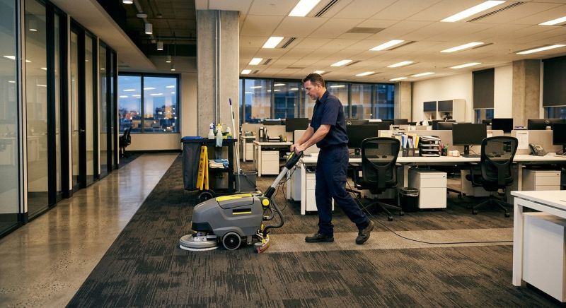 Office Floor Cleaning in Conroe, TX